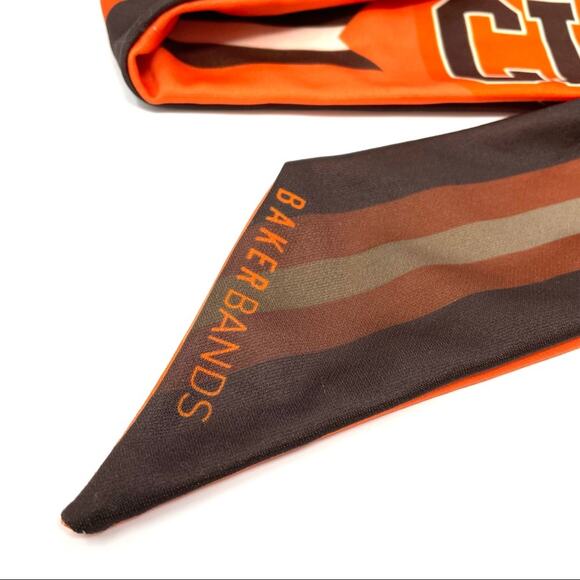 Cleveland Browns Bakerbands Bundle of 2 Reversible Headbands, Ohio Football NFL - Picture 6 of 7